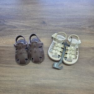Bundle of Baby Sandals Shoes SIZE: 3 (9-12 Months)